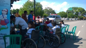 pelayanan pasien disabilitas di moment CFD