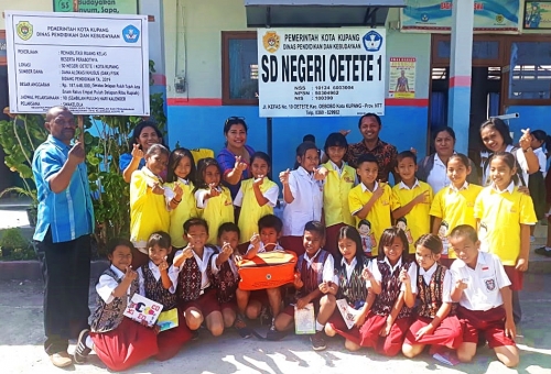 Pemeriksaan Hygine Sanitasi Pangan di SDN Oetete 1